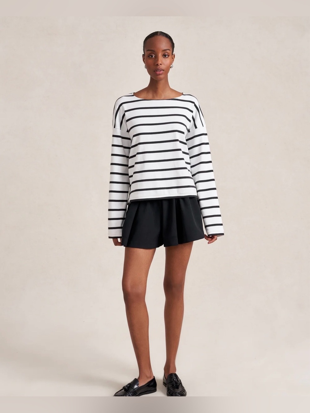 La Ligne Long Sleeve Breton Tee